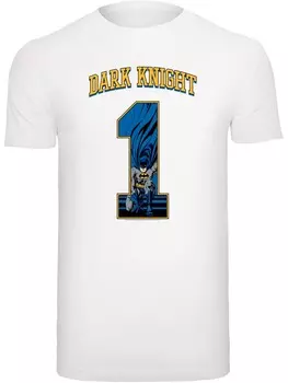 Классическая футболка F4NT4STIC Shirt DC Comics Batman Football Dark Knight, белый