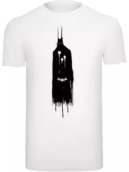 Классическая футболка F4NT4STIC Shirt DC Comics Batman Arkham Knight Ghost, белый