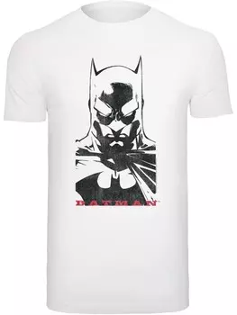 Классическая футболка F4NT4STIC Shirt DC Comics Batman Solid Stare, белый