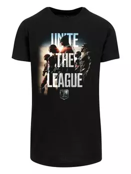 Классическая футболка F4NT4STIC Shirt DC Comics Justice League Movie Unite The League, черный