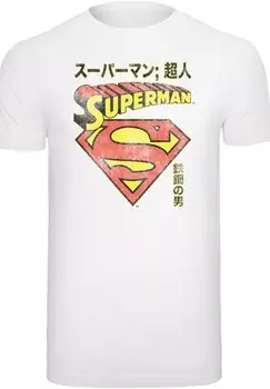 Классическая футболка F4NT4STIC Shirt DC Comics Superman Shield, белый