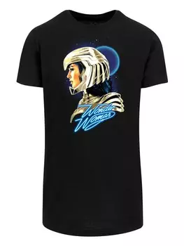 Классическая футболка F4NT4STIC Shirt DC Comics Wonder Woman 84 Retro Gold Helmet, черный