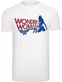 Классическая футболка F4NT4STIC Shirt DC Comics Wonder Woman Seventy Five, белый