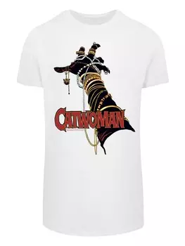 Классическая футболка F4NT4STIC Shirt DC Comis Superhelden Batman Catwoman Friday, белый