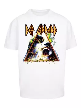 Классическая футболка F4NT4STIC Shirt Def Leppard Hysteria, белый