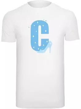 Классическая футболка F4NT4STIC Shirt Disney Alphabet C Is For Cinderella, белый