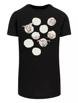 Классическая футболка F4NT4STIC Shirt Disney Dumbo Peekaboo, черный