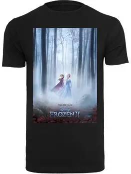 Классическая футболка F4NT4STIC Shirt Disney Frozen 2 Movie Poster, черный