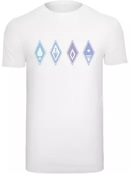 Классическая футболка F4NT4STIC Shirt Disney Frozen 2 Symbols, белый