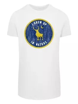 Классическая футболка F4NT4STIC Shirt Disney Frozen 2 Sven I Grew Up In Nature, белый