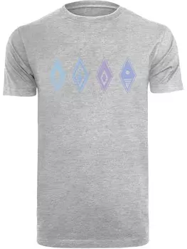 Классическая футболка F4NT4STIC Shirt Disney Frozen 2 Symbols, серый