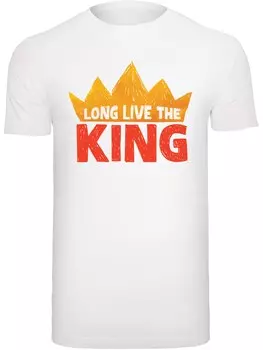 Классическая футболка F4NT4STIC Shirt Disney Knig der Lwen Movie Long Live The King, белый