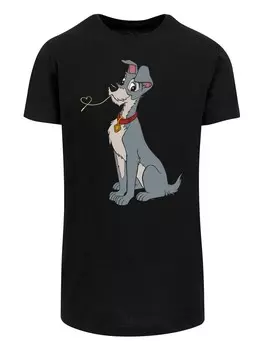 Классическая футболка F4NT4STIC Shirt Disney Lady And The Tramp Spaghetti Heart, черный