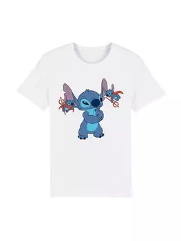 Классическая футболка F4NT4STIC Shirt Disney Lilo und Stitch Little Devils, белый