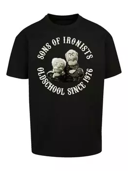 Классическая футболка F4NT4STIC Shirt Disney Muppets Waldorf & Statler Sons of Ironists, черный