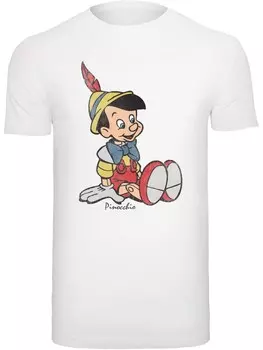Классическая футболка F4NT4STIC Shirt Disney Pinocchio Classic Pinocchio, белый