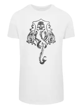 Классическая футболка F4NT4STIC Shirt Harry Potter Dark Mark Crest, белый