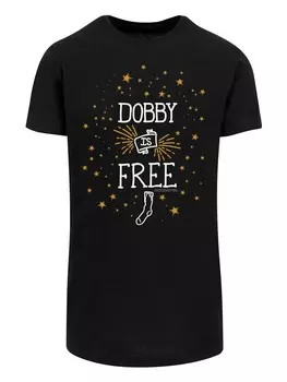 Классическая футболка F4NT4STIC Shirt Harry Potter Dobby Is Free, черный