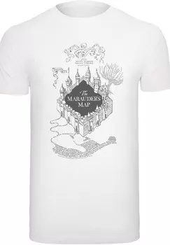 Классическая футболка F4NT4STIC Shirt Harry Potter The Marauder s Map, белый