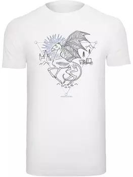 Классическая футболка F4NT4STIC Shirt Harry Potter Thestral, белый
