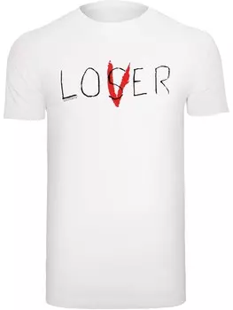 Классическая футболка F4NT4STIC Shirt IT Loser Lover, белый