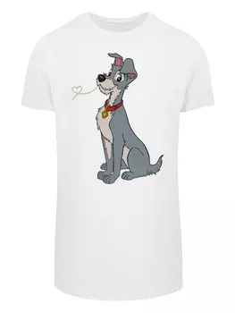 Классическая футболка F4NT4STIC Shirt Lady And The Tramp Spaghetti Heart, белый