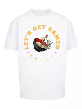 Классическая футболка F4NT4STIC Shirt Lets get Ramen, белый