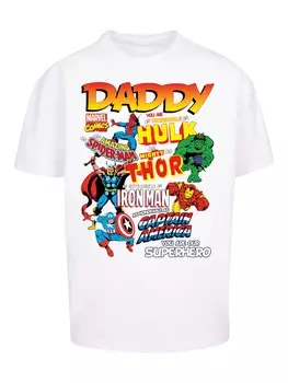 Классическая футболка F4NT4STIC Shirt Marvel Comics Our Dad Superhero, белый
