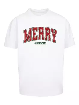 Классическая футболка F4NT4STIC Shirt Merry Christmas, белый