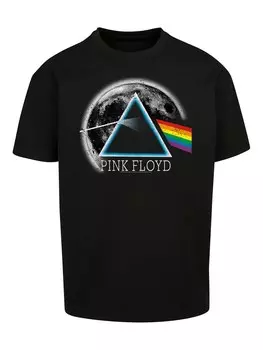 Классическая футболка F4NT4STIC Shirt Pink Floyd Dark Side of The Moon Distressed Moon, черный