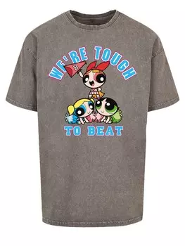 Классическая футболка F4NT4STIC Shirt Powerpuff Girls Tough To Beat, серо-коричневый