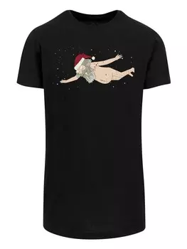 Классическая футболка F4NT4STIC Shirt Rick and Morty Dead Space Santa, черный