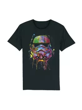 Классическая футболка F4NT4STIC Shirt Star Wars Stormtrooper Paint Splats, черный