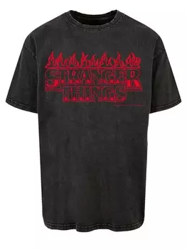 Классическая футболка F4NT4STIC Shirt Stranger Things Netflix TV Series, черный