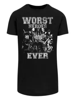 Классическая футболка F4NT4STIC Shirt Suicide Squad Worst Heroes Ever, черный