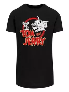 Классическая футболка F4NT4STIC Shirt Tom and Jerry TV Serie Distressed, черный