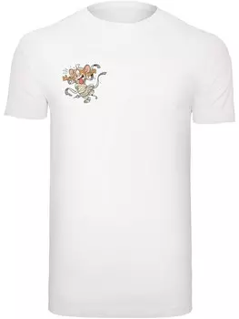Классическая футболка F4NT4STIC Shirt Tom Und Jerry, белый