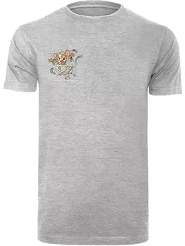 Классическая футболка F4NT4STIC Shirt Tom Und Jerry, пятнистый серый