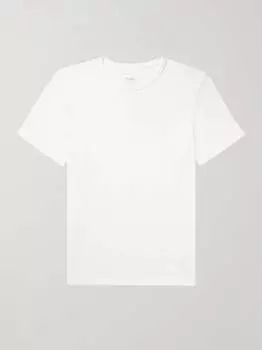 Классическая футболка Flame Slub из хлопкового джерси RAG & BONE, белый