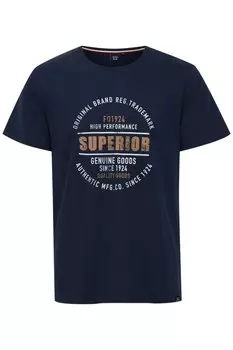 Классическая футболка FQ1924 Shirt RIKO, темно-синий