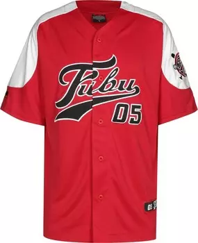 Классическая футболка FUBU Regular fit Shirt Varsity Block Baseball, красный