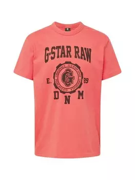 Классическая футболка G-STAR Shirt Collegic, цвет light red