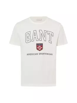 Классическая футболка GANT Shirt, белый