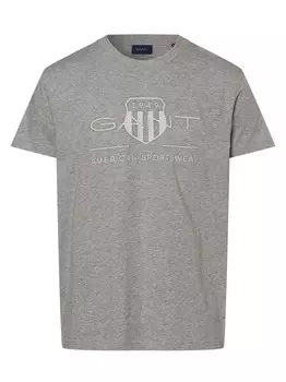 Классическая футболка GANT Shirt, цвет grey/light grey