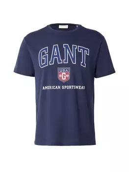 Классическая футболка GANT Shirt, цвет marine blue/navy
