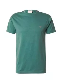 Классическая футболка GANT Shirt, изумрудный