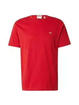 Классическая футболка GANT Shirt, красный