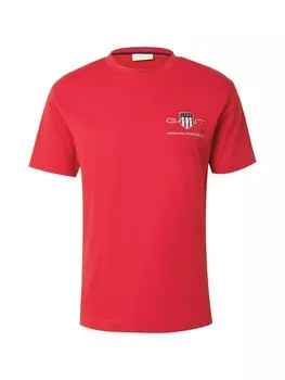 Классическая футболка GANT Shirt, красный