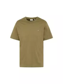 Классическая футболка GANT Shirt, оливковый