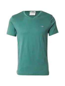 Классическая футболка GANT Shirt, зеленый